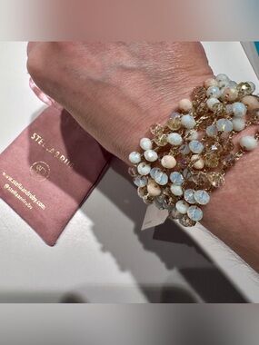 Stella & Ruby Bruno Beaded Crochet Bracelet